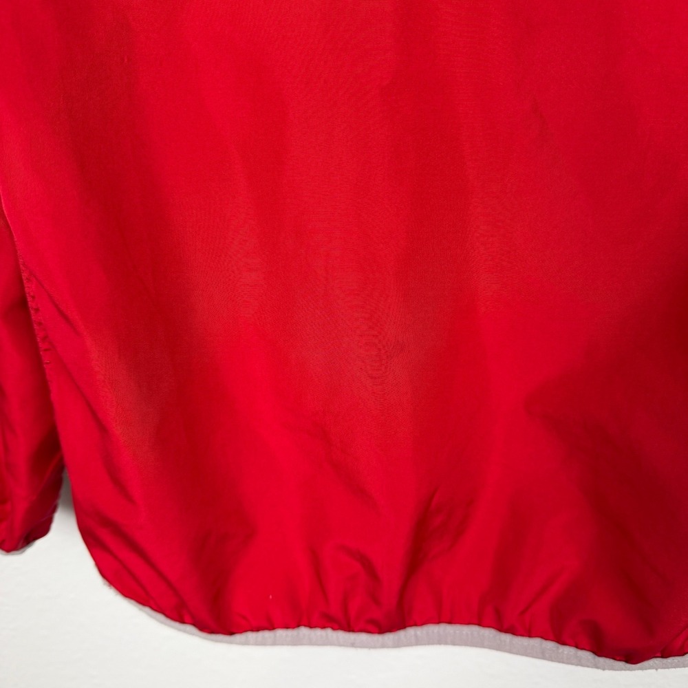 Easton Mens Small Red Baseball Batting Jacket 1/4 Zip Pullover Athletic Wind - Picture 9 of 14